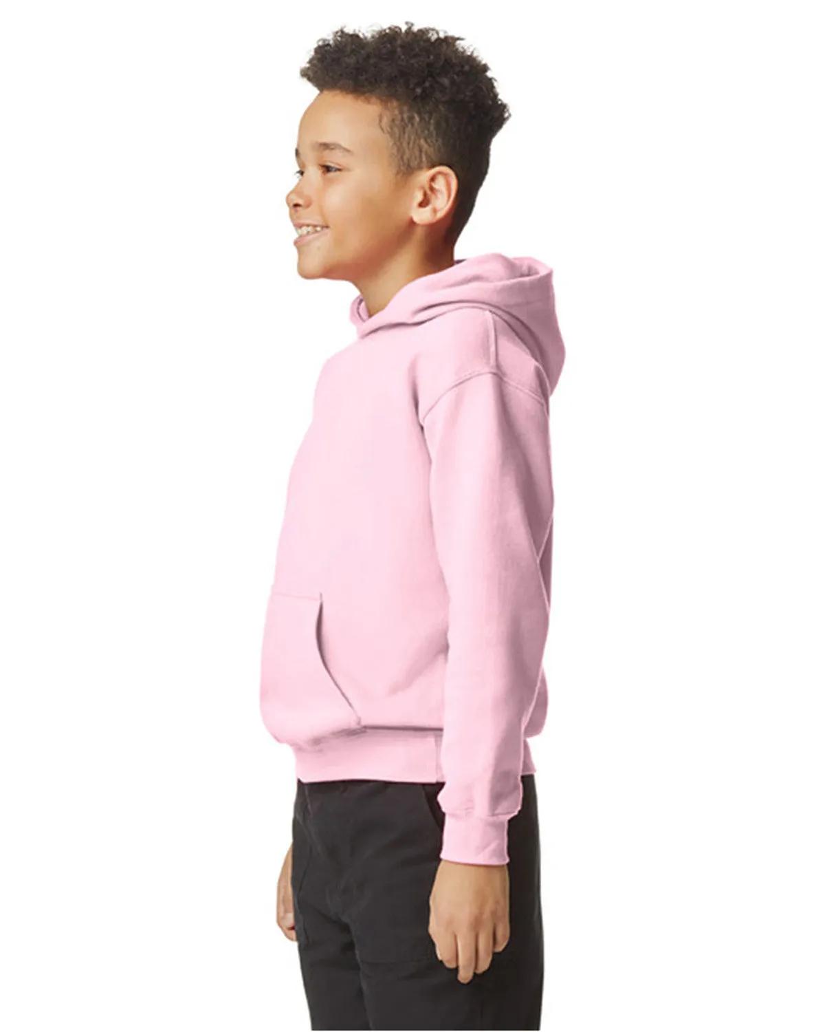 Youth Softstyle Midweight Fleece Hooded Sweatshirt 18 of 44