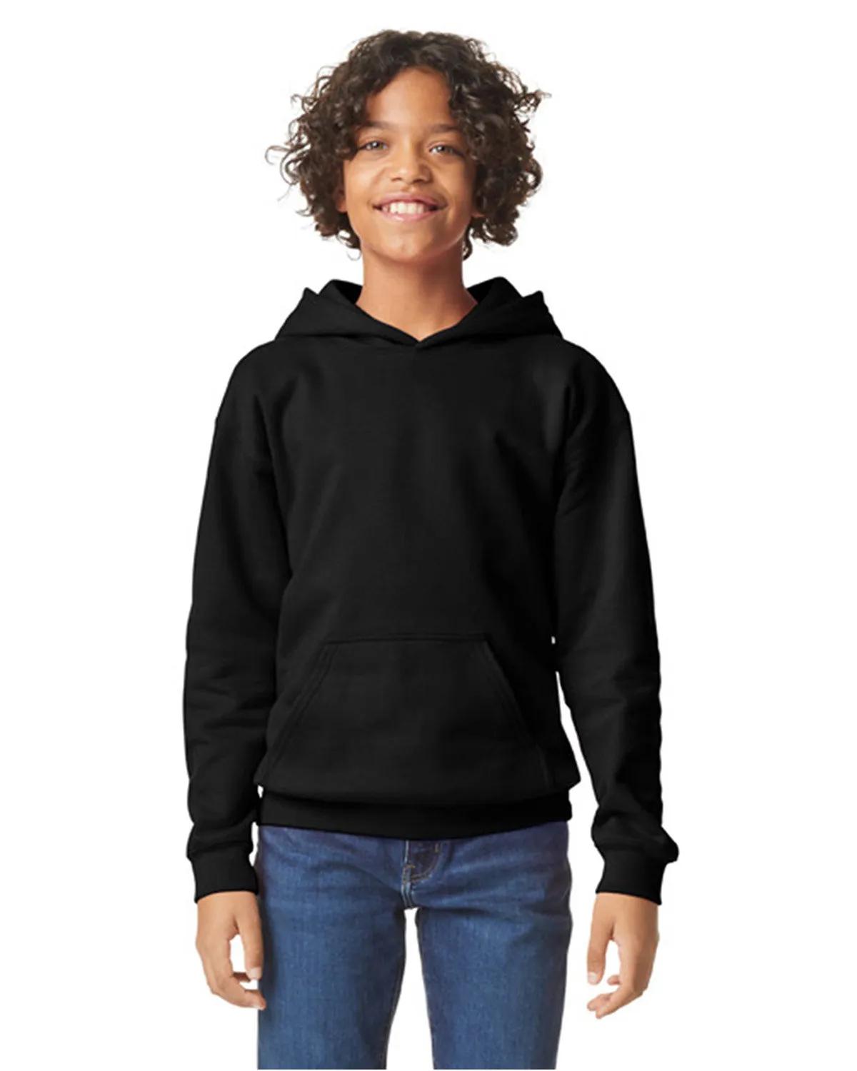 Youth Softstyle Midweight Fleece Hooded Sweatshirt 1 of 44