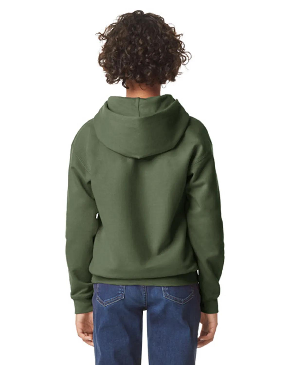 Youth Softstyle Midweight Fleece Hooded Sweatshirt 22 of 44