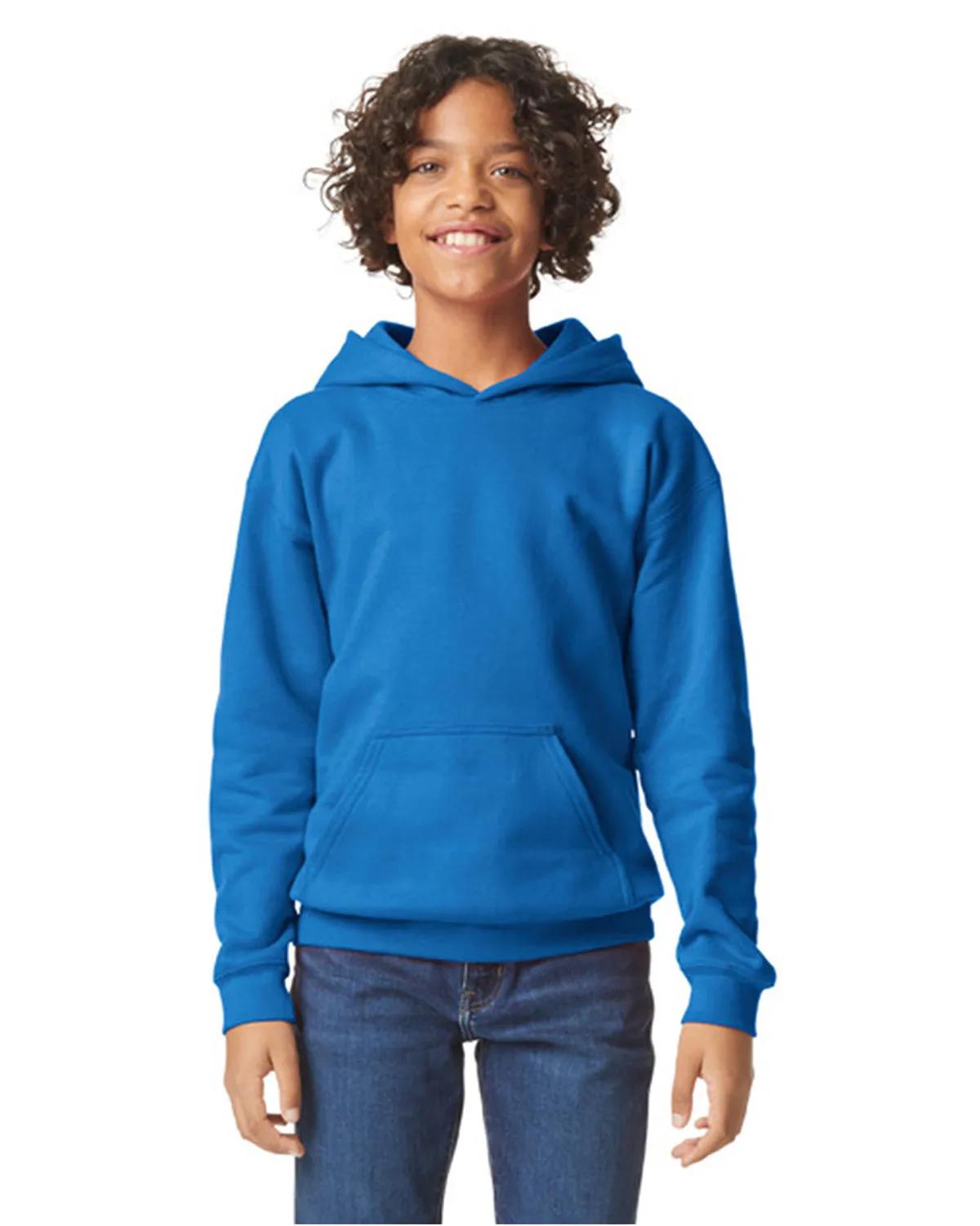 Youth Softstyle Midweight Fleece Hooded Sweatshirt 4 of 44