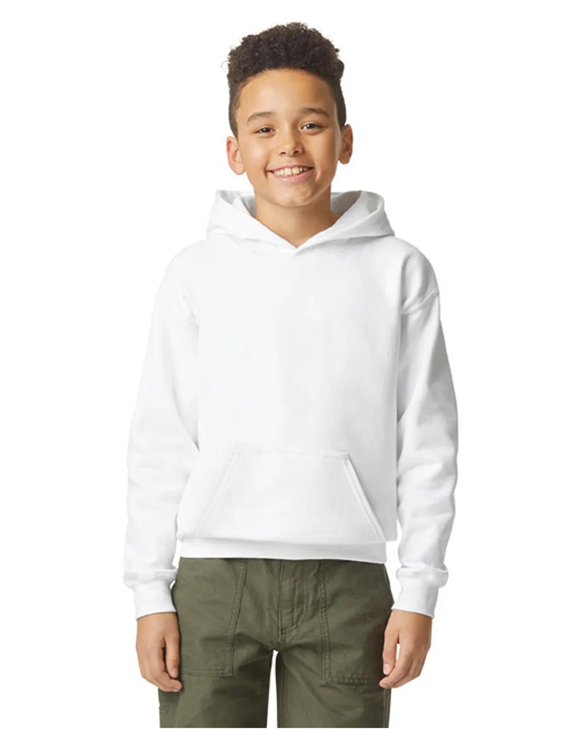 Youth Softstyle Midweight Fleece Hooded Sweatshirt