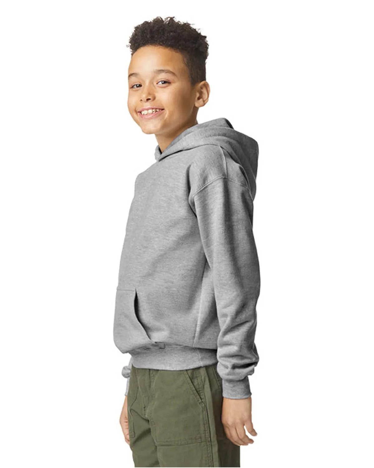 Youth Softstyle Midweight Fleece Hooded Sweatshirt 25 of 44