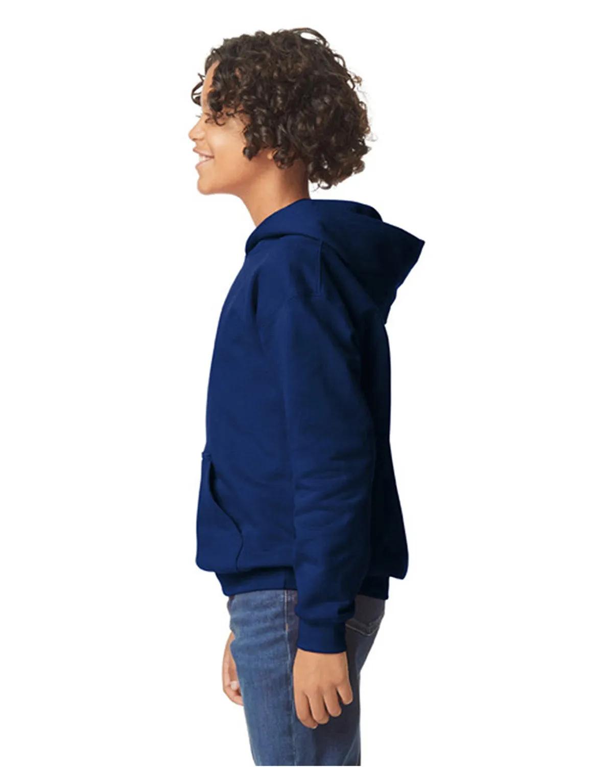 Youth Softstyle Midweight Fleece Hooded Sweatshirt 23 of 44