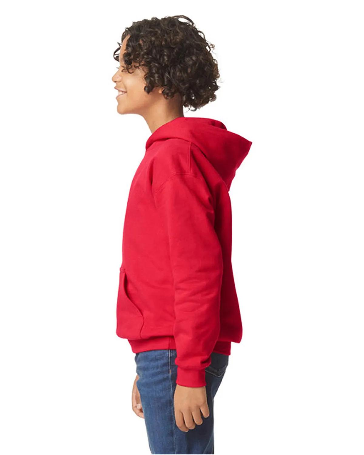 Youth Softstyle Midweight Fleece Hooded Sweatshirt 17 of 44