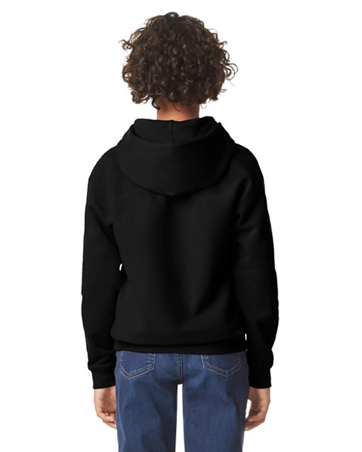 Youth Softstyle Midweight Fleece Hooded Sweatshirt 27 of 44