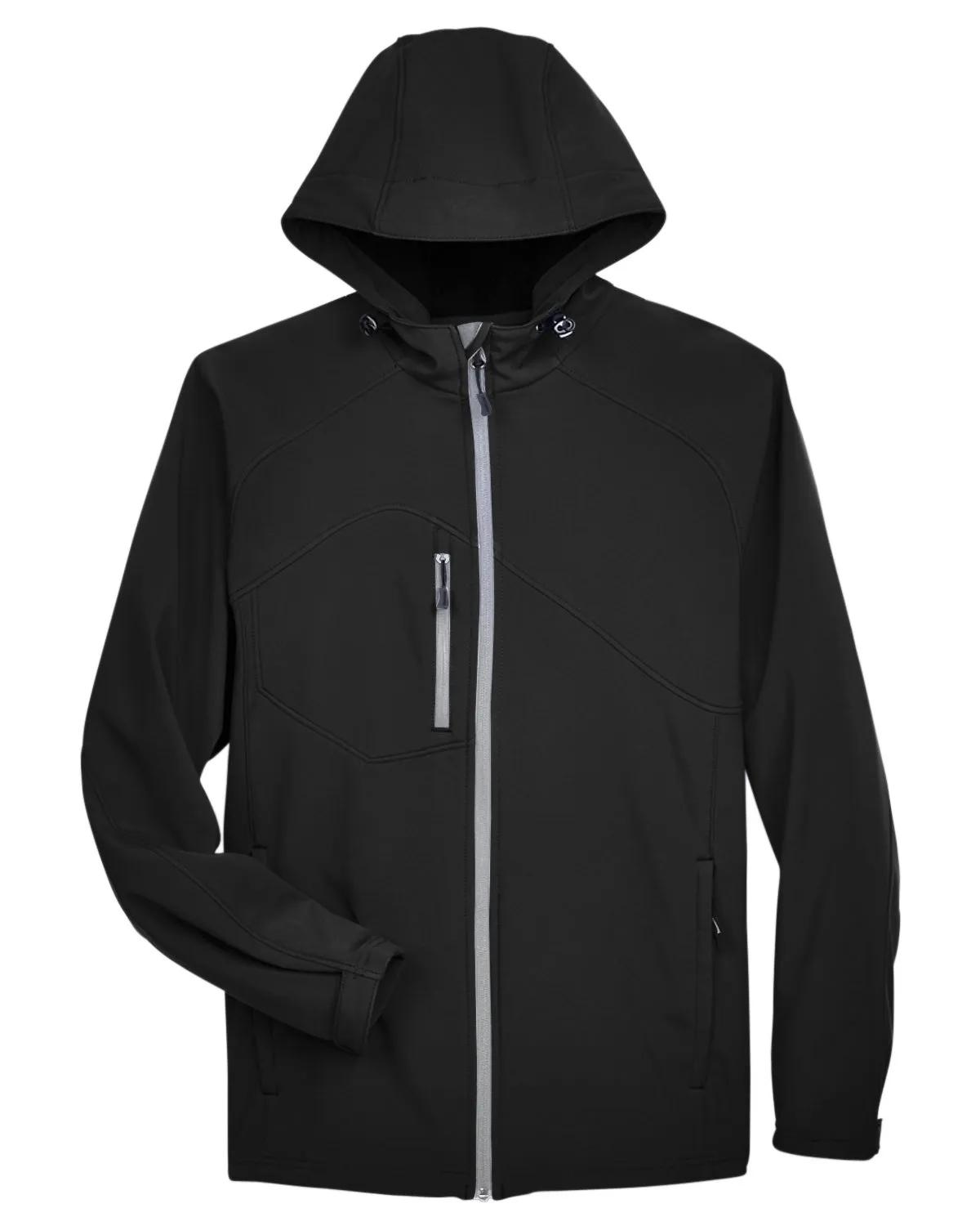 Men's Prospect Two-Layer Fleece Bonded Soft Shell Hooded Jacket 9 of 17