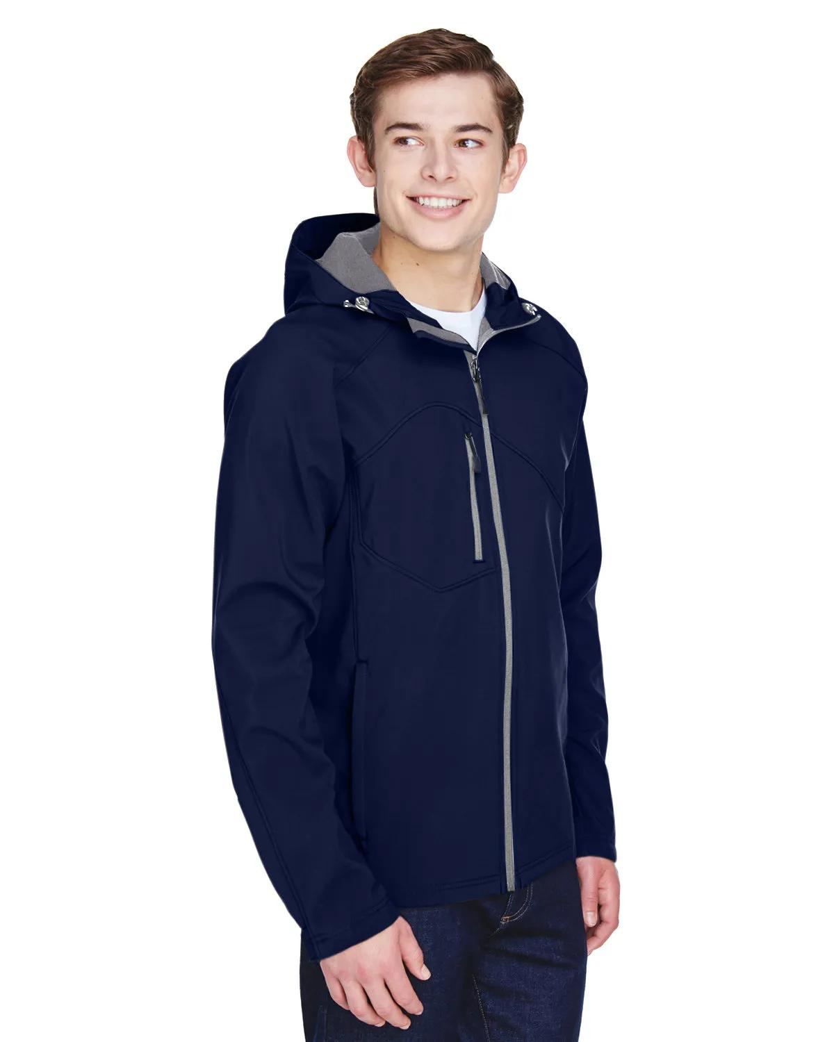 Men's Prospect Two-Layer Fleece Bonded Soft Shell Hooded Jacket 3 of 17