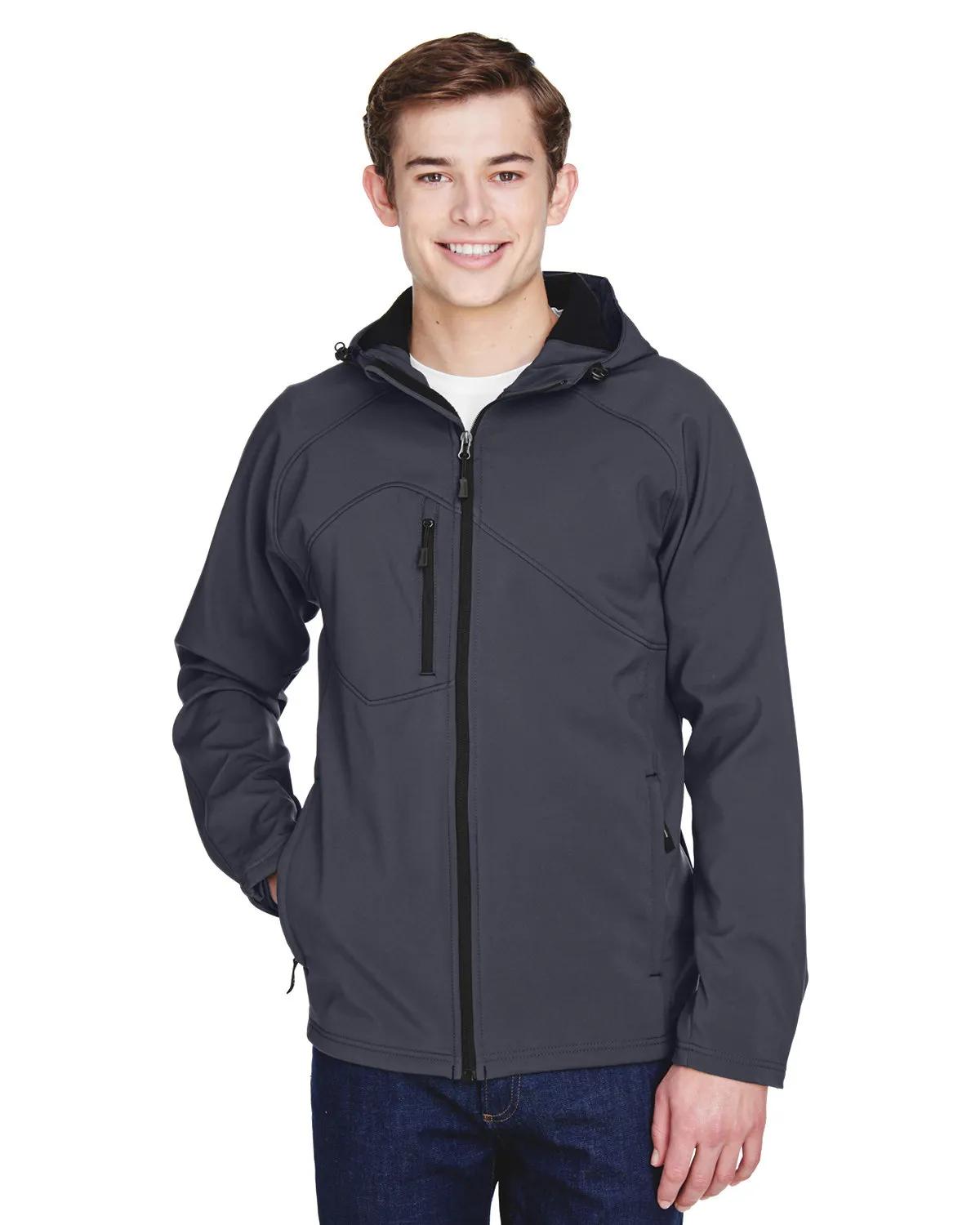 Men's Prospect Two-Layer Fleece Bonded Soft Shell Hooded Jacket 1 of 17