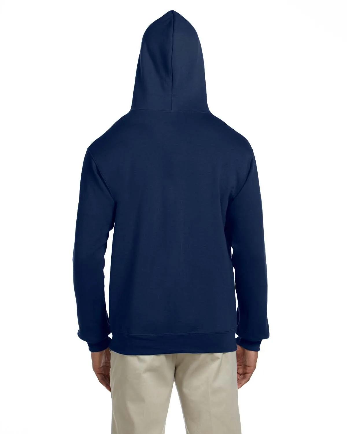 Adult Super Sweats® NuBlend® Fleece Full-Zip Hooded Sweatshirt 10 of 14