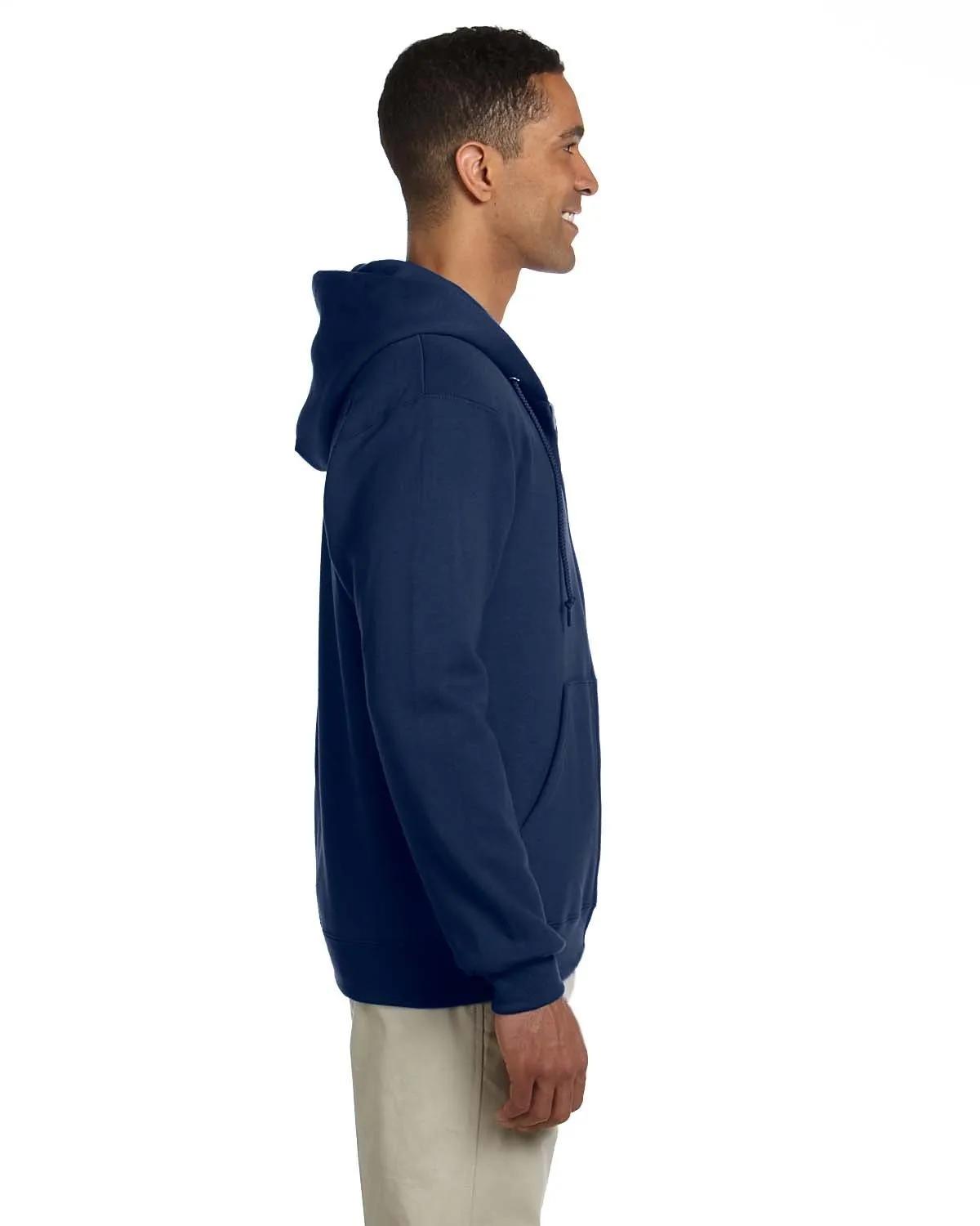 Adult Super Sweats® NuBlend® Fleece Full-Zip Hooded Sweatshirt 7 of 14