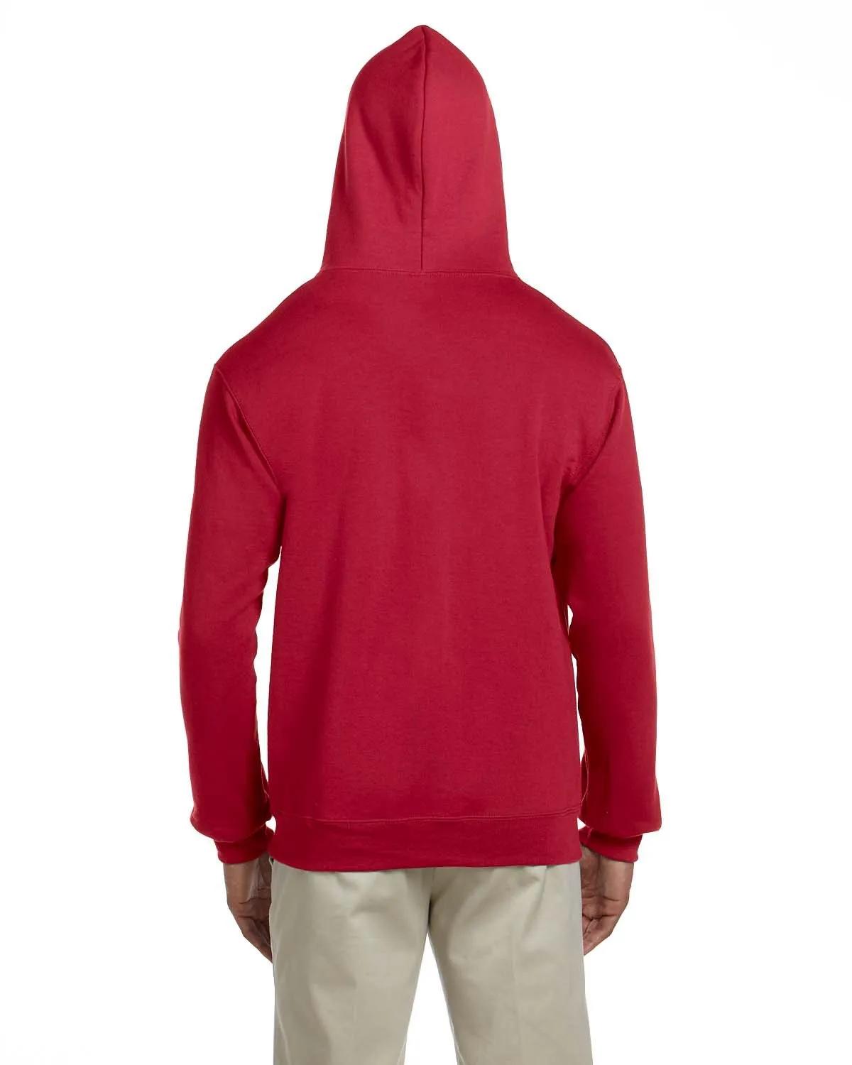 Adult Super Sweats® NuBlend® Fleece Full-Zip Hooded Sweatshirt 8 of 14