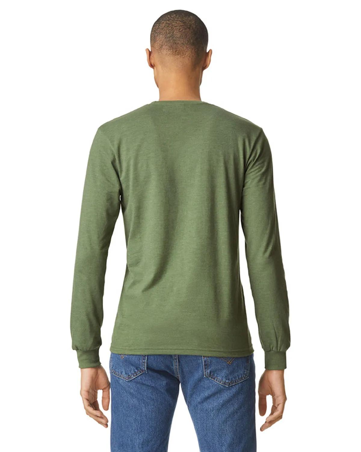 Unisex Softstyle CVC Long Sleeve T-Shirt 16 of 17