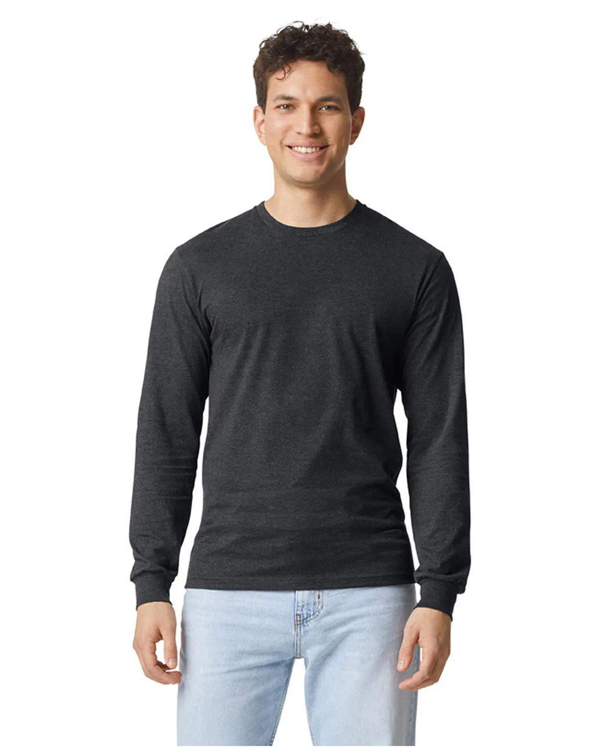 Unisex Softstyle CVC Long Sleeve T-Shirt 5 of 17