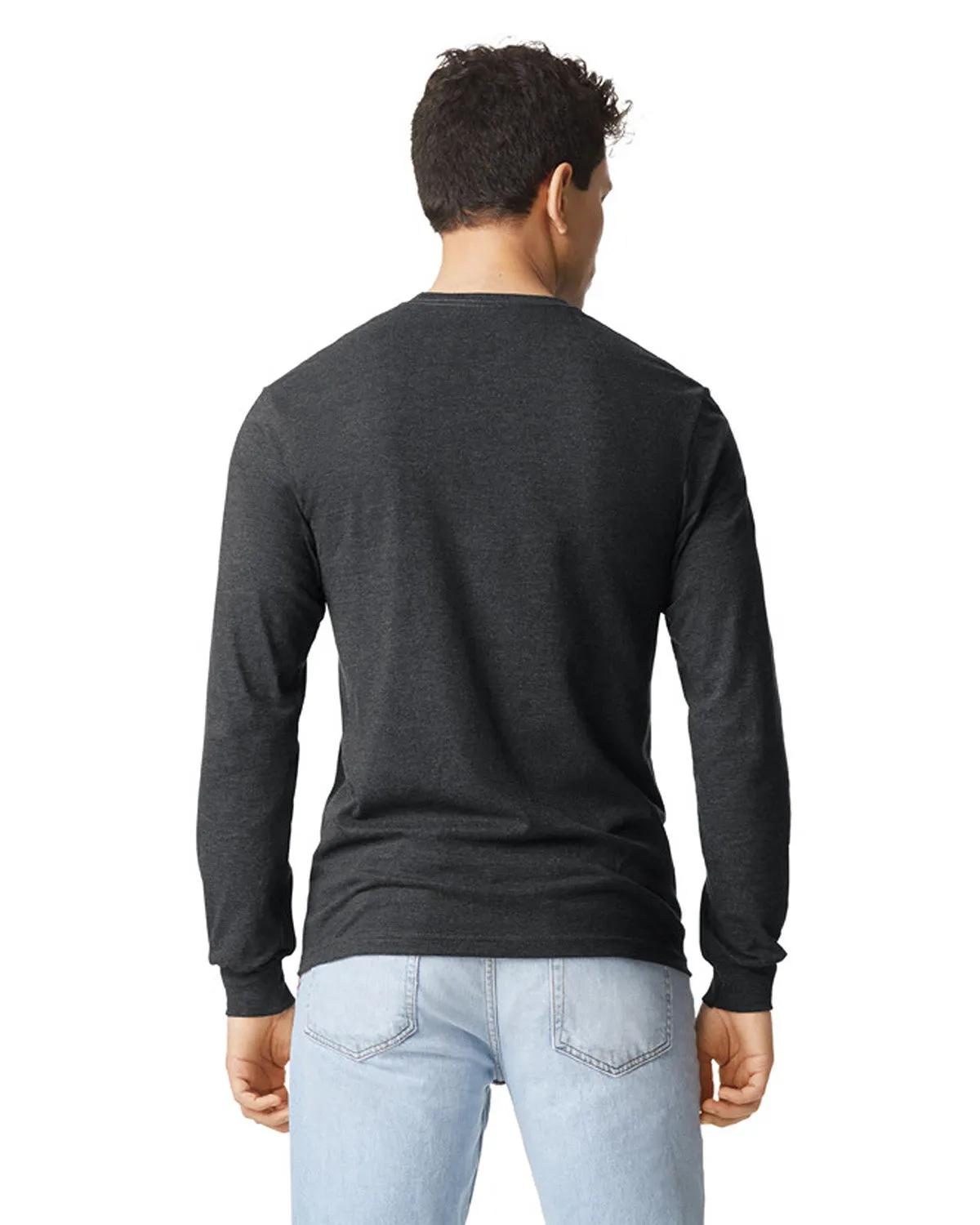 Unisex Softstyle CVC Long Sleeve T-Shirt 10 of 17