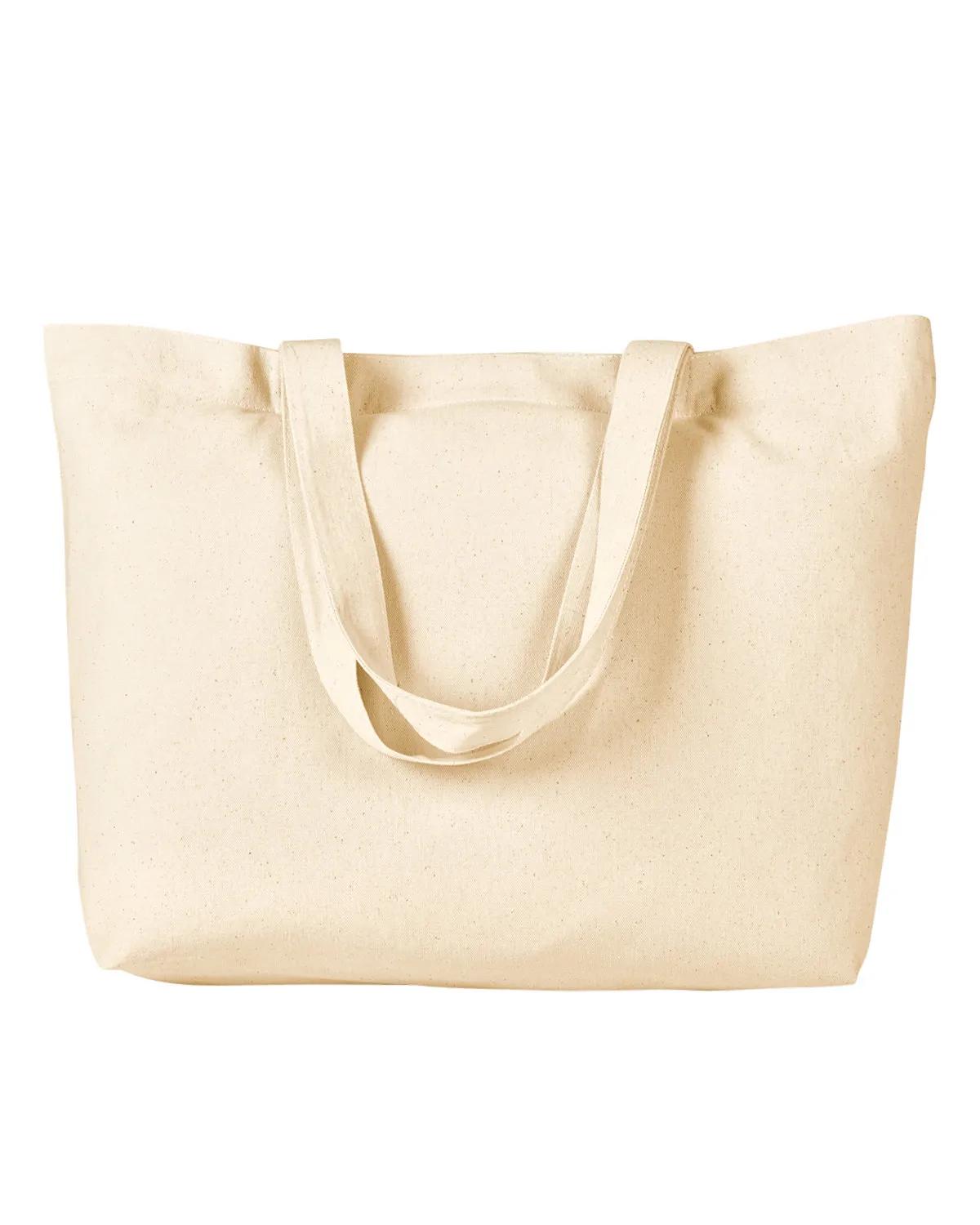 Cotton Twill Horizontal Shopper