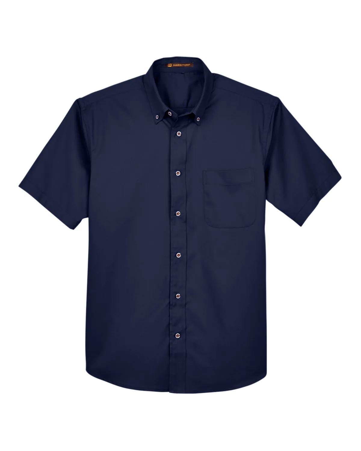 Men's Easy Blend™ Short-Sleeve Twill Shirt with Stain-Release 34 of 35