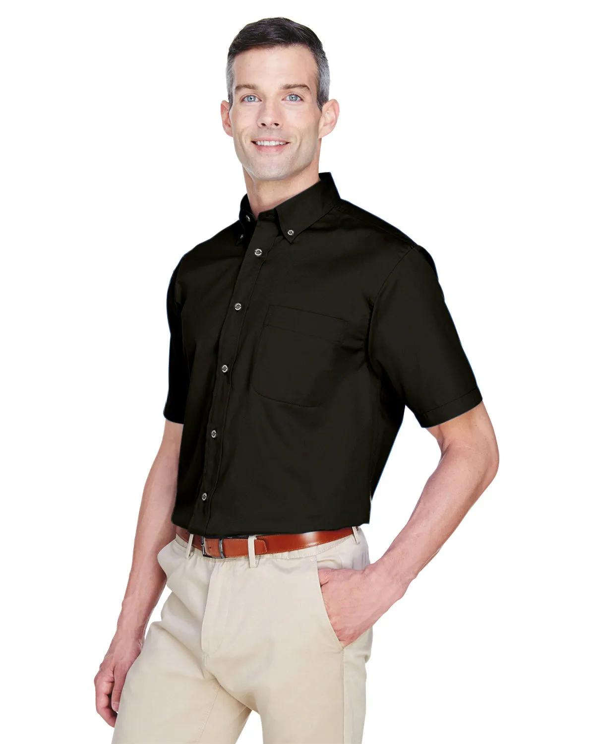 Men's Easy Blend™ Short-Sleeve Twill Shirt with Stain-Release 8 of 35