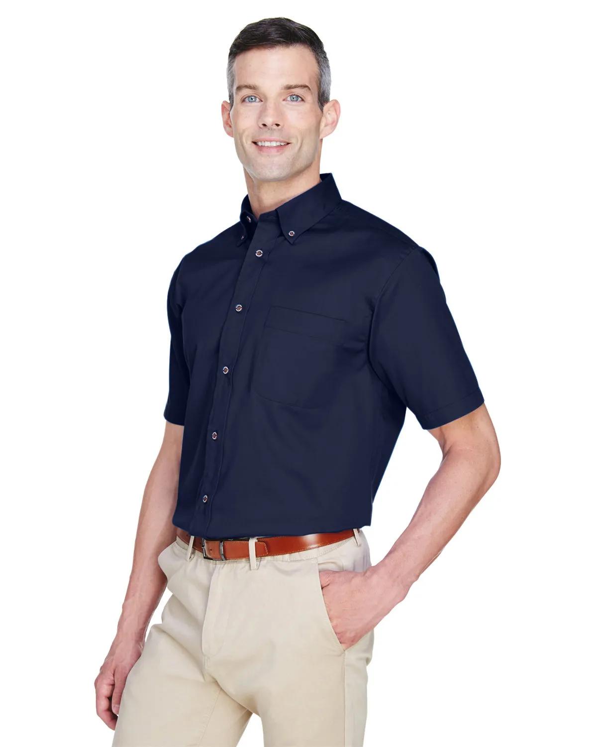 Men's Easy Blend™ Short-Sleeve Twill Shirt with Stain-Release 31 of 35