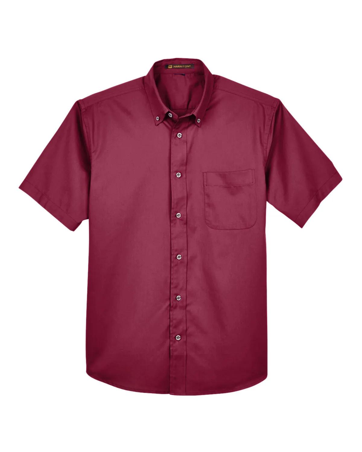 Men's Easy Blend™ Short-Sleeve Twill Shirt with Stain-Release 25 of 35