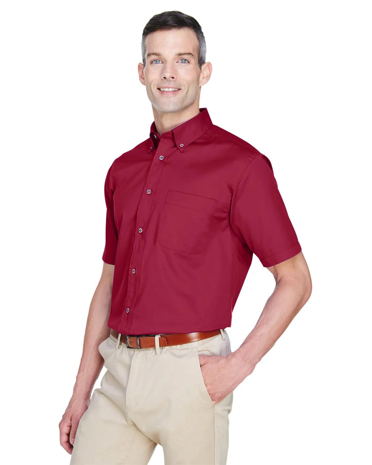 Men's Easy Blend™ Short-Sleeve Twill Shirt with Stain-Release 22 of 35