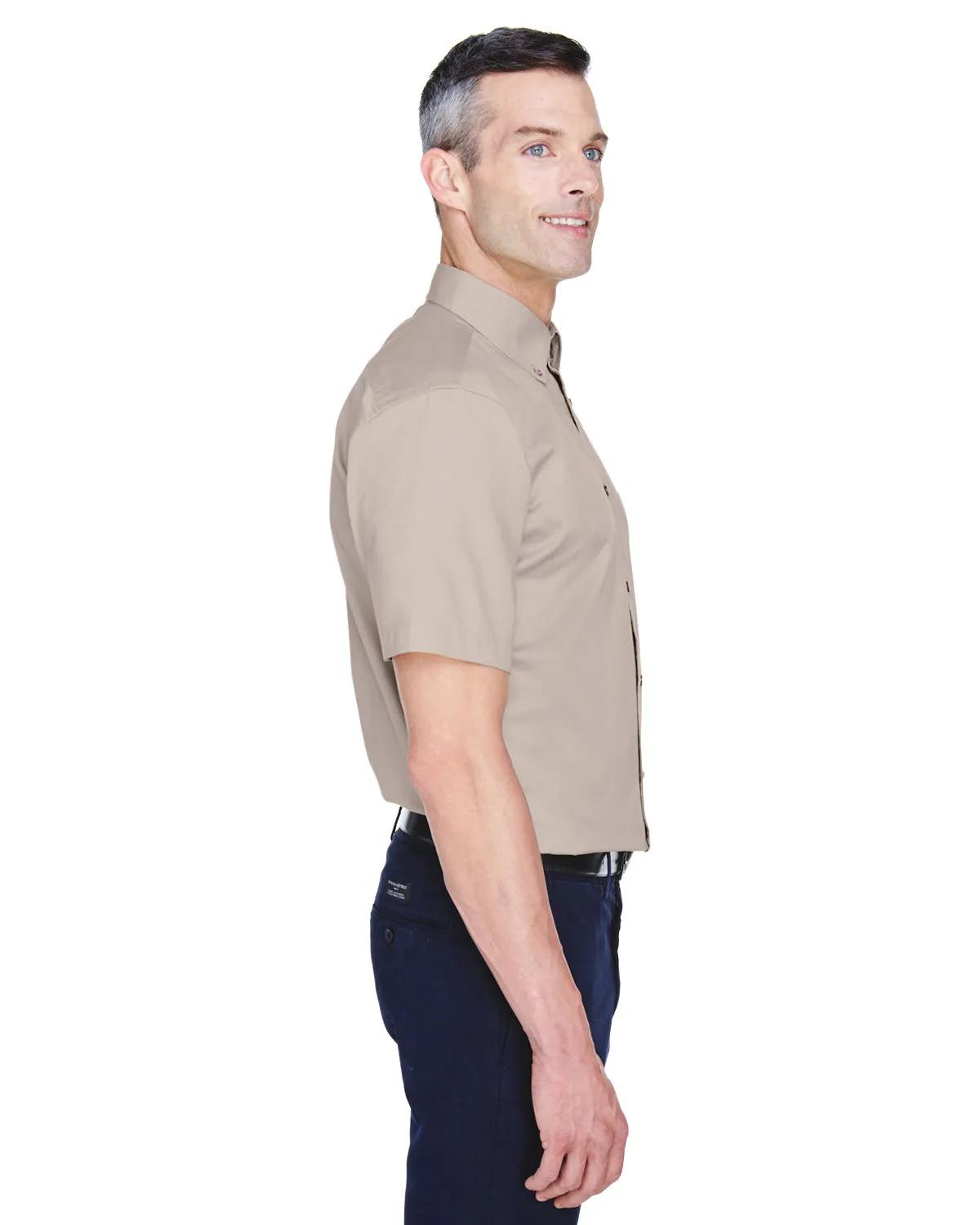 Men's Easy Blend™ Short-Sleeve Twill Shirt with Stain-Release 28 of 35