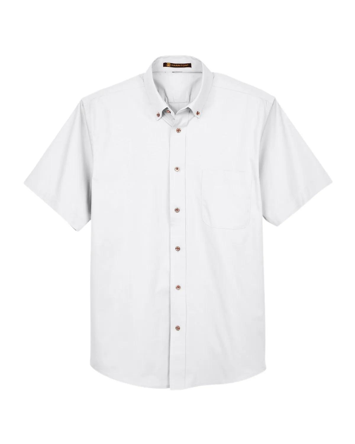 Men's Easy Blend™ Short-Sleeve Twill Shirt with Stain-Release 13 of 35