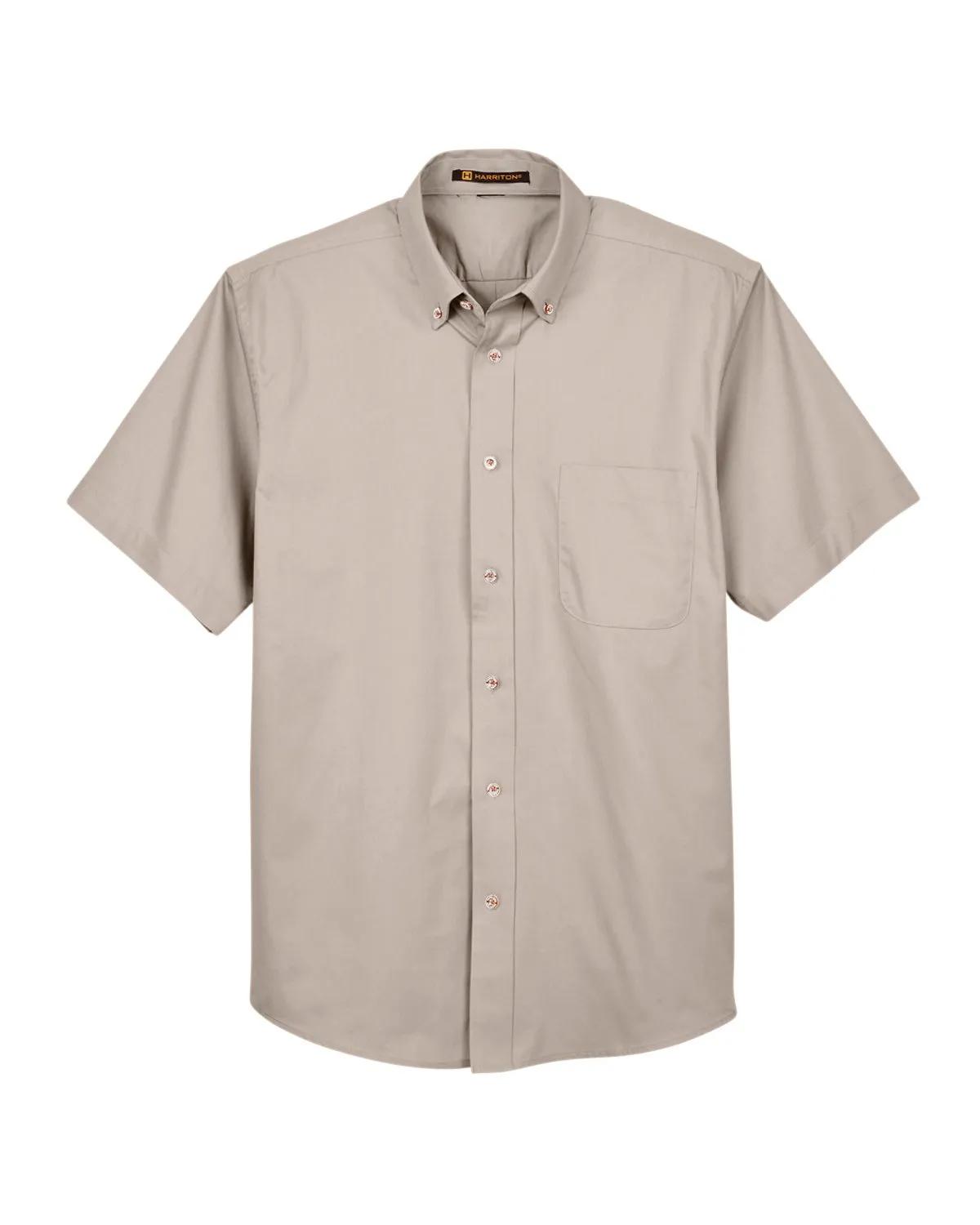 Men's Easy Blend™ Short-Sleeve Twill Shirt with Stain-Release 29 of 35