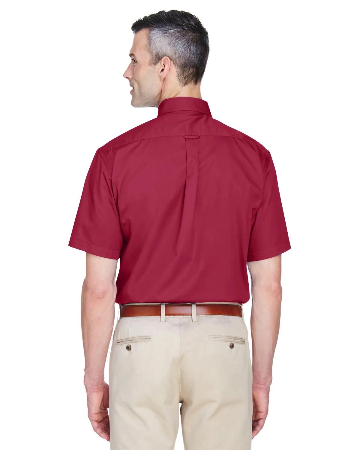 Men's Easy Blend™ Short-Sleeve Twill Shirt with Stain-Release 23 of 35