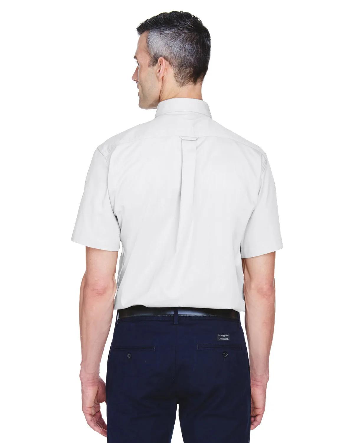 Men's Easy Blend™ Short-Sleeve Twill Shirt with Stain-Release 11 of 35