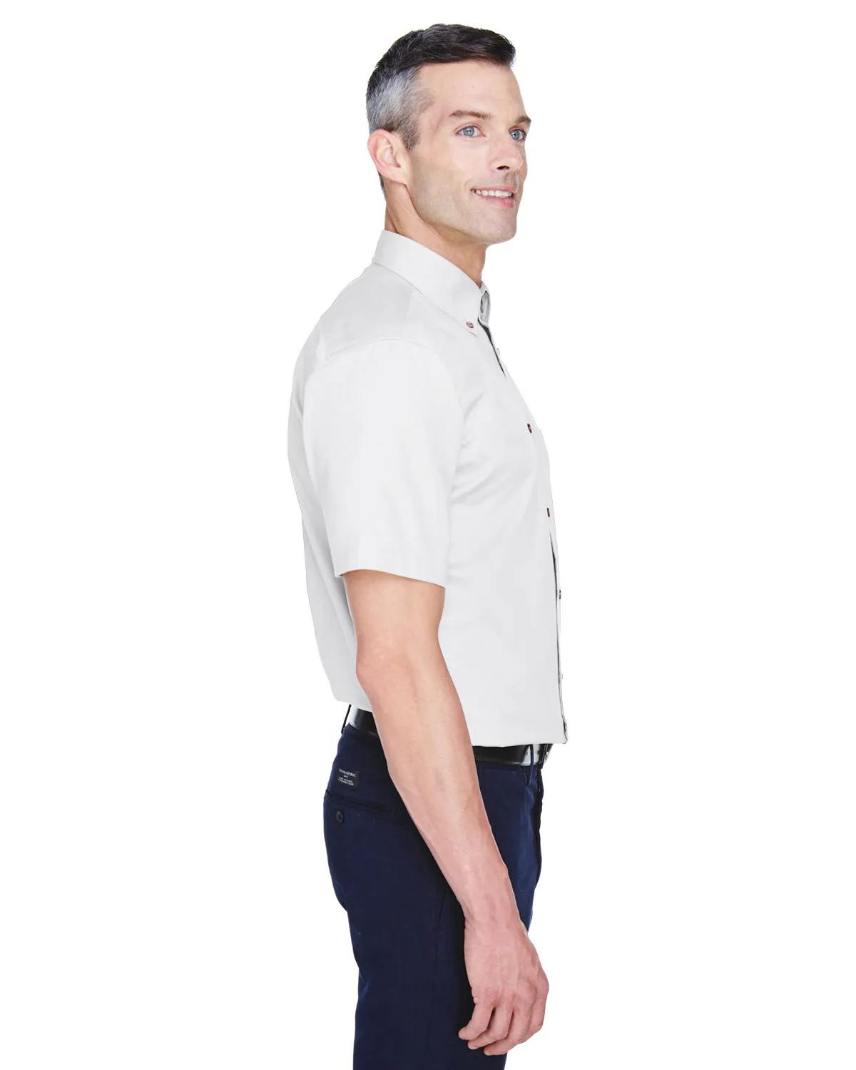 Men's Easy Blend™ Short-Sleeve Twill Shirt with Stain-Release 12 of 35