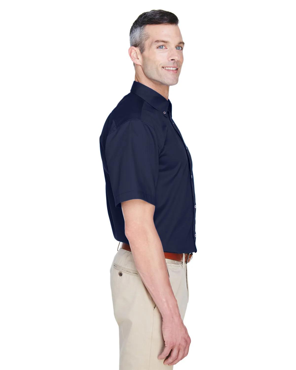 Men's Easy Blend™ Short-Sleeve Twill Shirt with Stain-Release 33 of 35