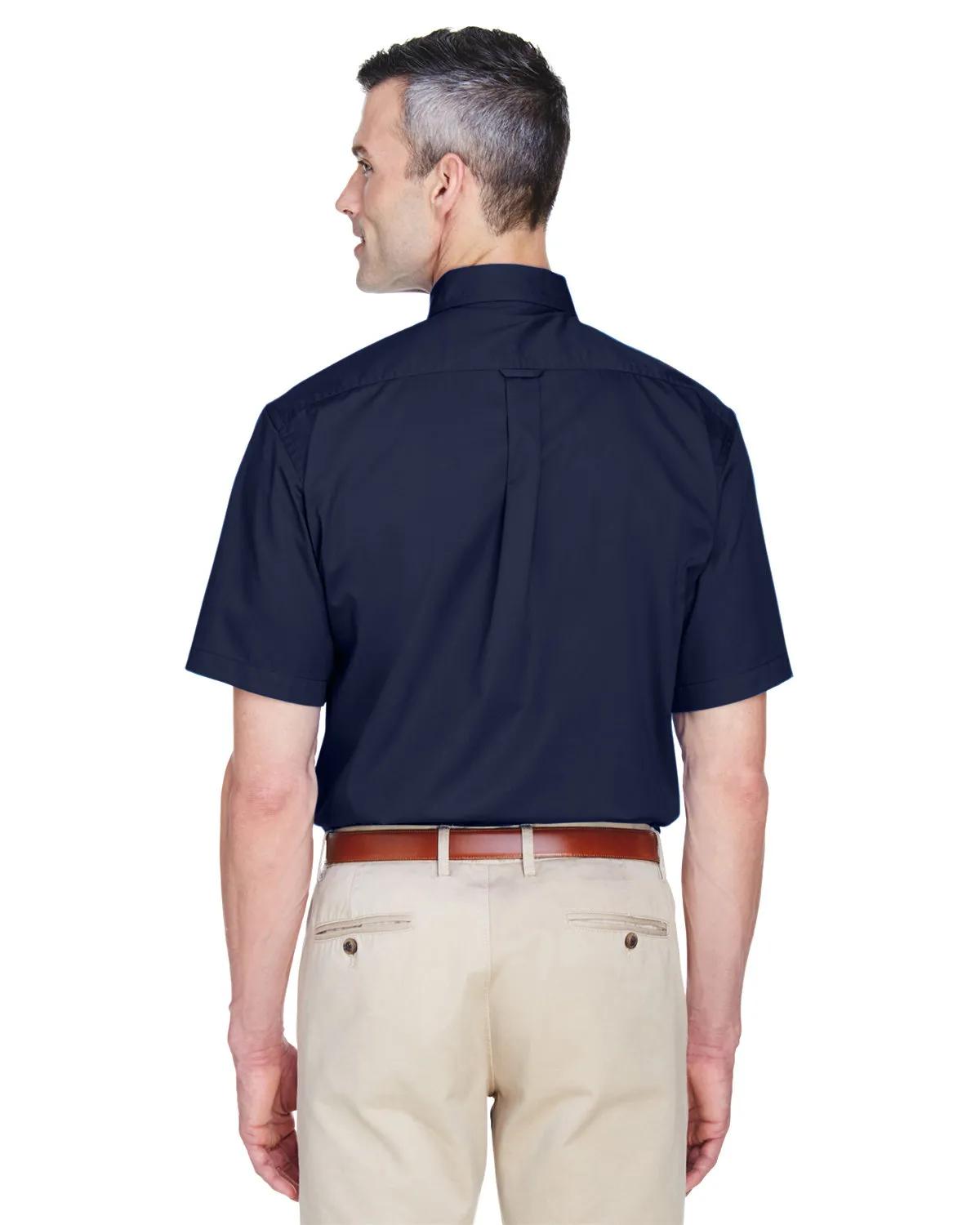 Men's Easy Blend™ Short-Sleeve Twill Shirt with Stain-Release 32 of 35