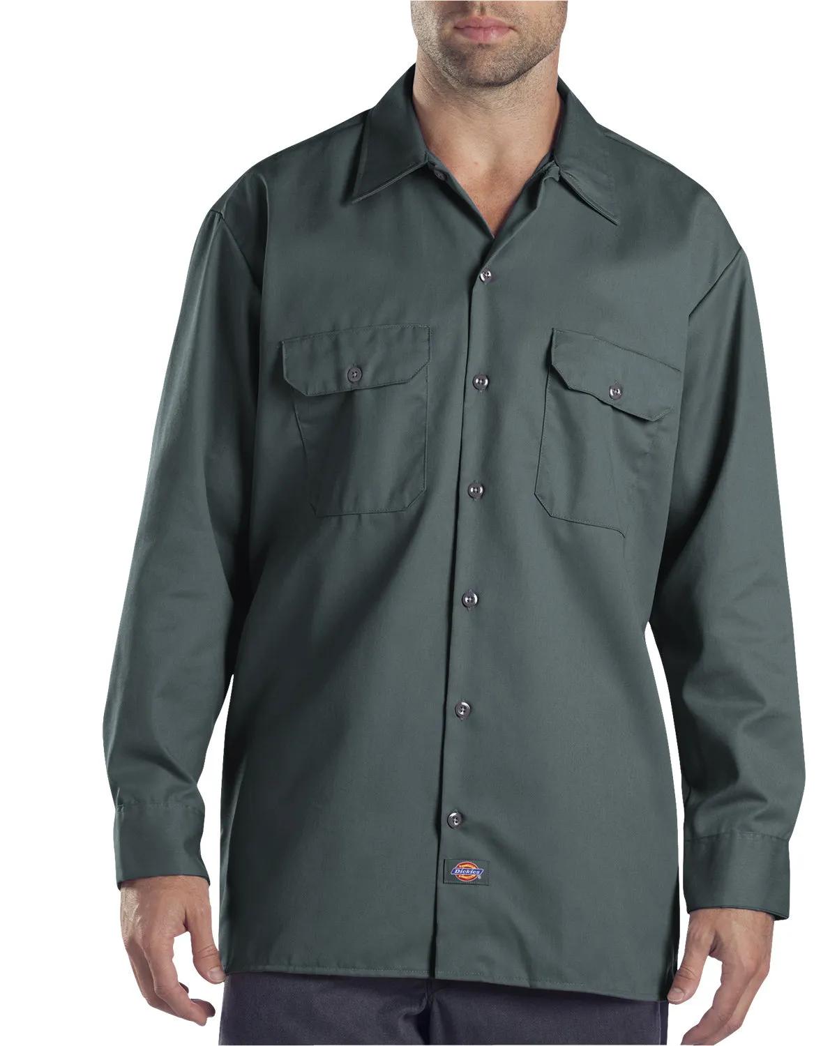 Unisex Long-Sleeve Work Shirt 4 of 40