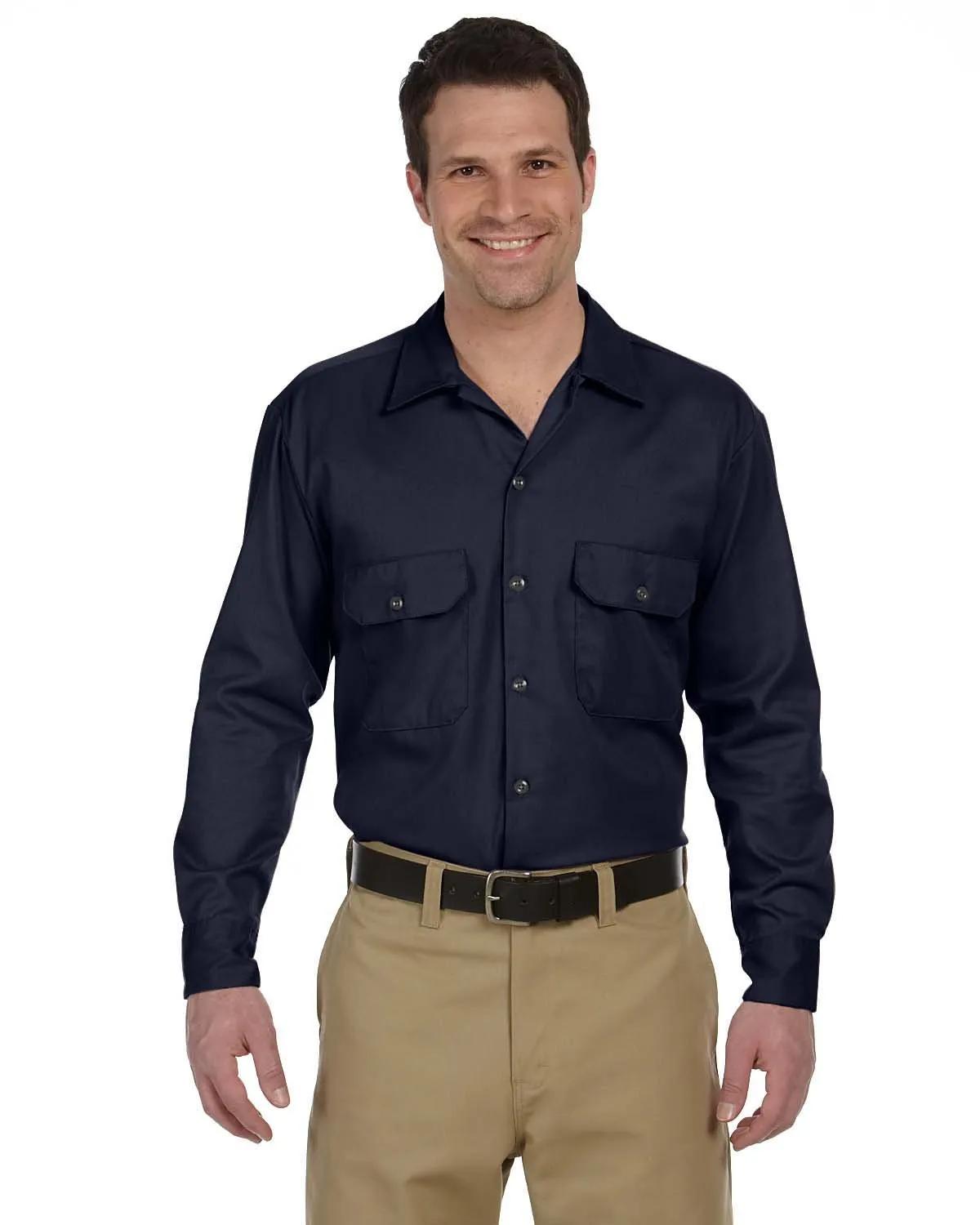Unisex Long-Sleeve Work Shirt 7 of 40