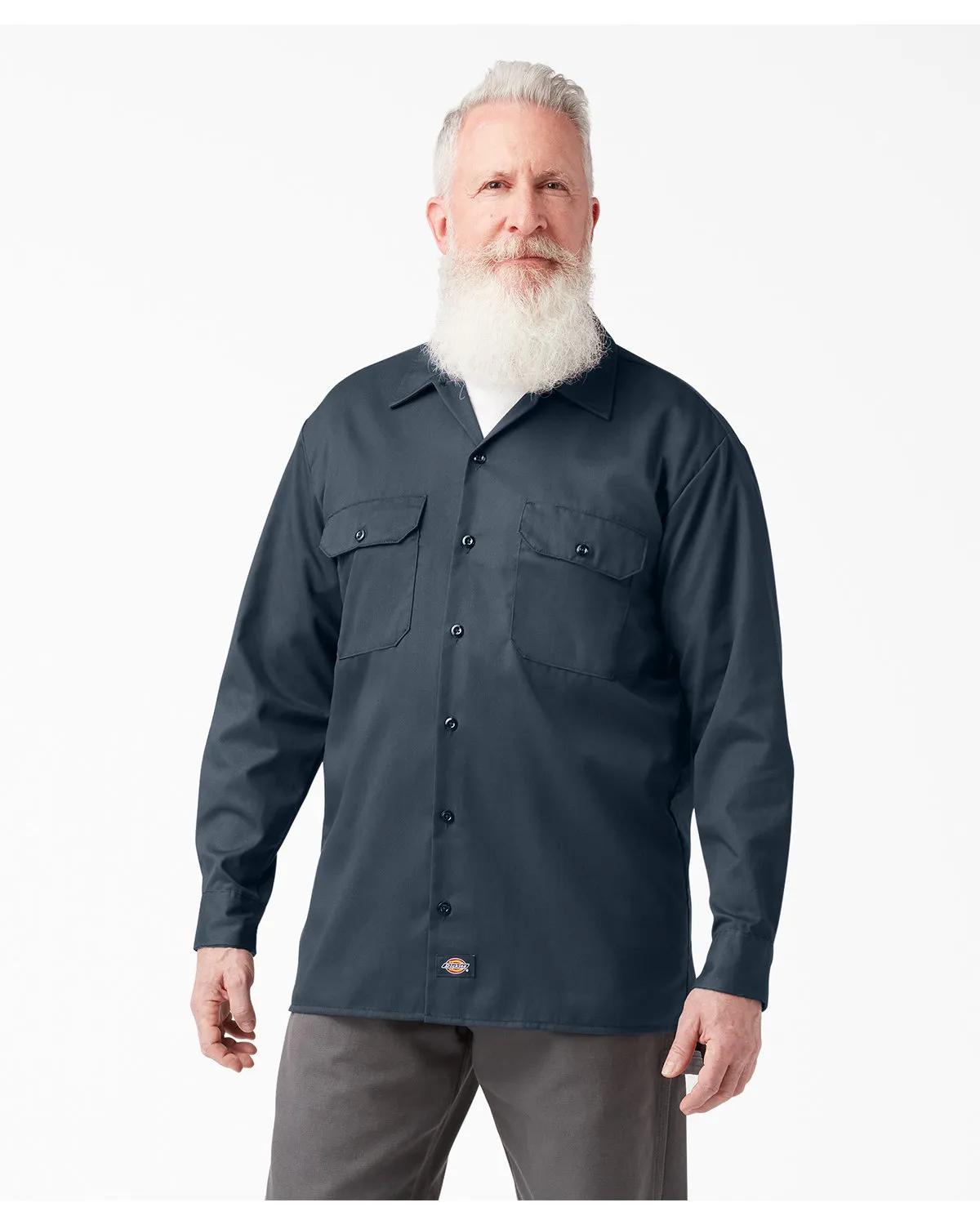 Unisex Long-Sleeve Work Shirt 8 of 40