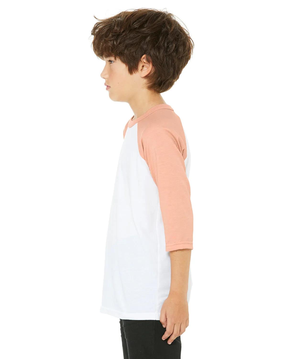 Youth Three-Quarter Sleeve Baseball T-Shirt 17 of 26