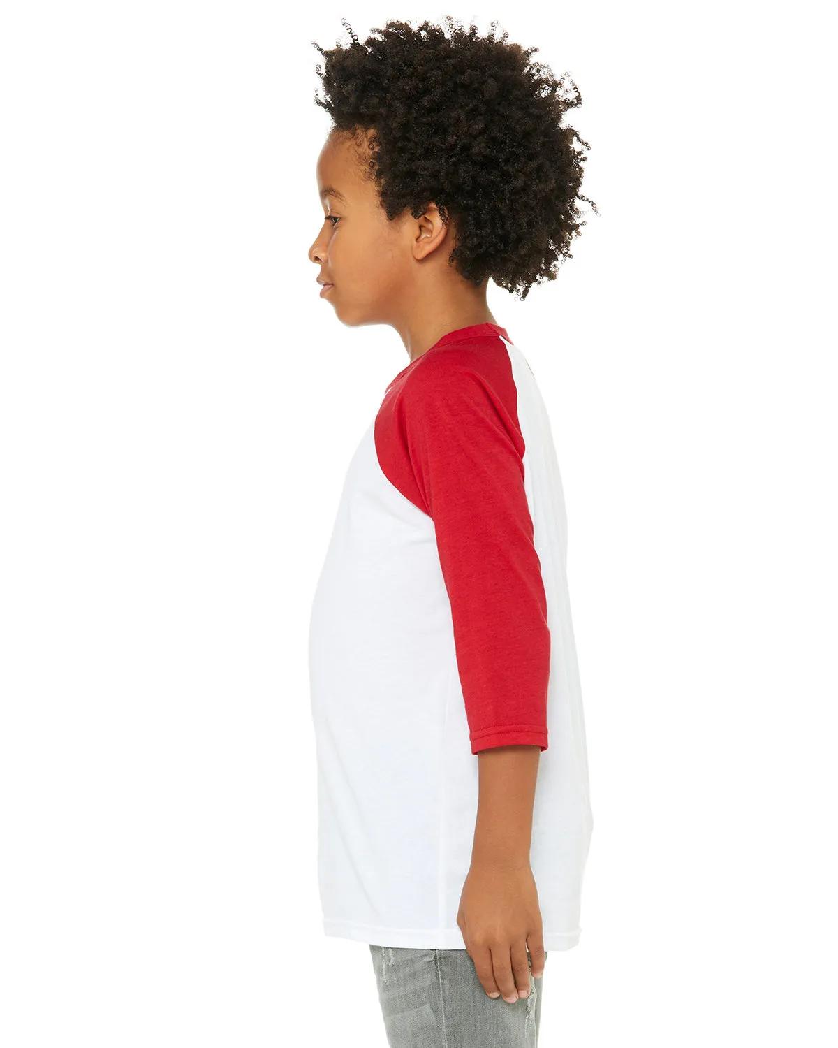 Youth Three-Quarter Sleeve Baseball T-Shirt 24 of 26