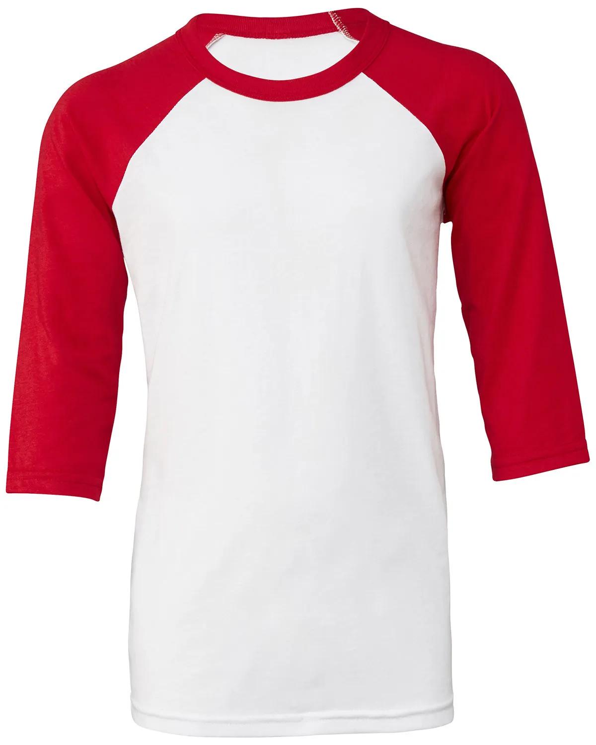 Youth Three-Quarter Sleeve Baseball T-Shirt 25 of 26