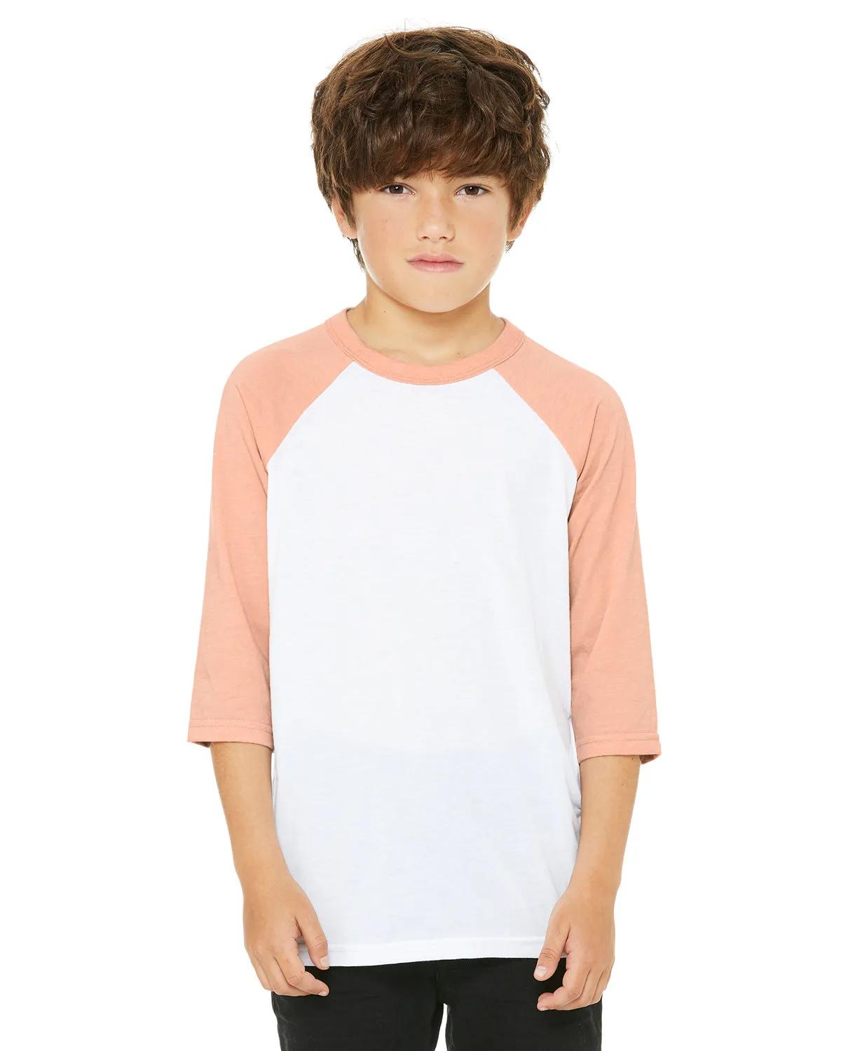 Youth Three-Quarter Sleeve Baseball T-Shirt