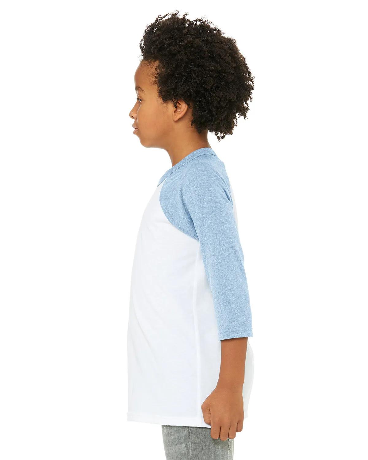 Youth Three-Quarter Sleeve Baseball T-Shirt 8 of 26