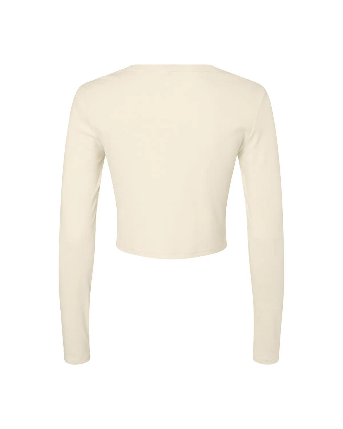 Ladies' Micro Ribbed Long Sleeve Baby T-Shirt 23 of 29