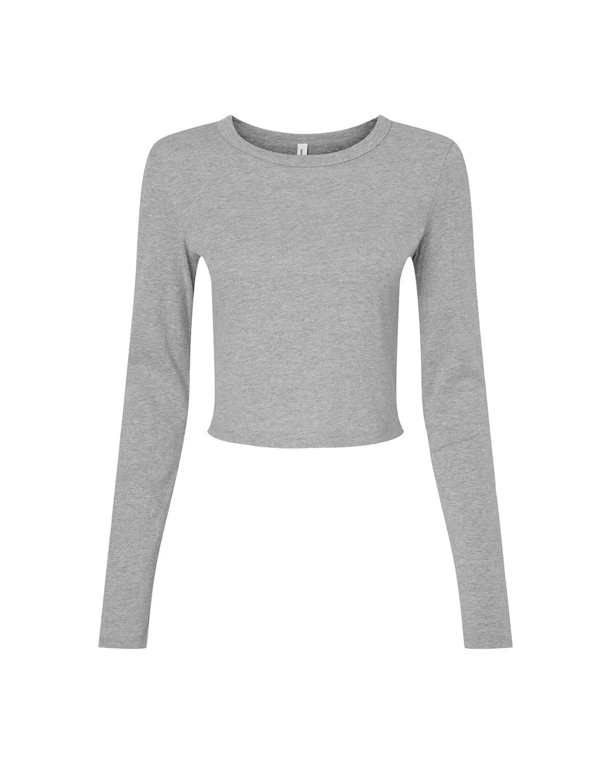 Ladies' Micro Ribbed Long Sleeve Baby T-Shirt 27 of 29