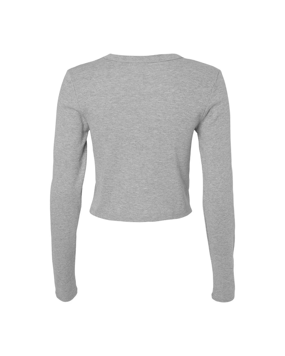 Ladies' Micro Ribbed Long Sleeve Baby T-Shirt 28 of 29