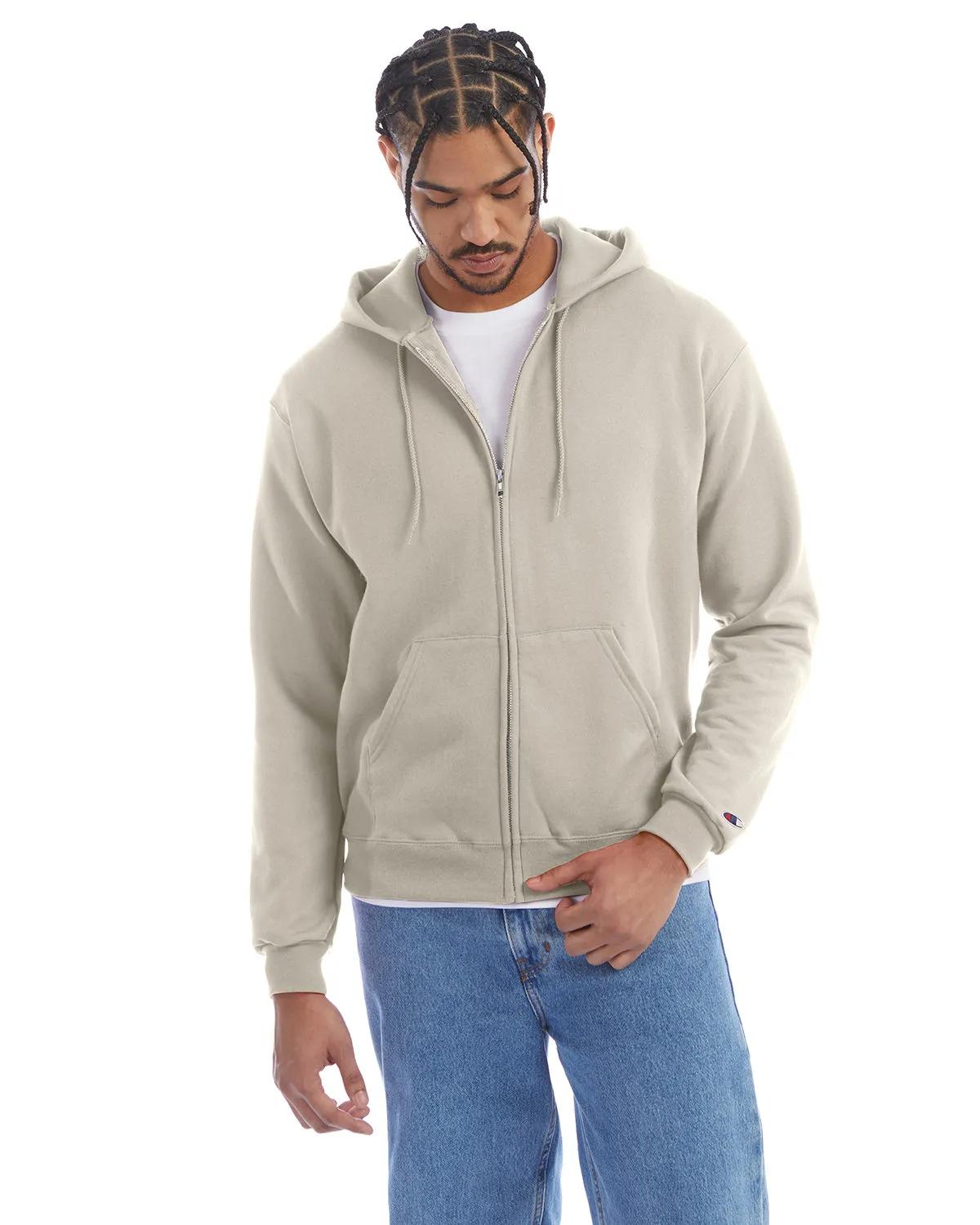 Adult Powerblend® Full-Zip Hooded Sweatshirt 1 of 47