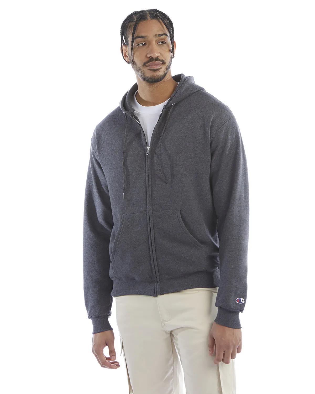 Adult Powerblend® Full-Zip Hooded Sweatshirt 1 of 47