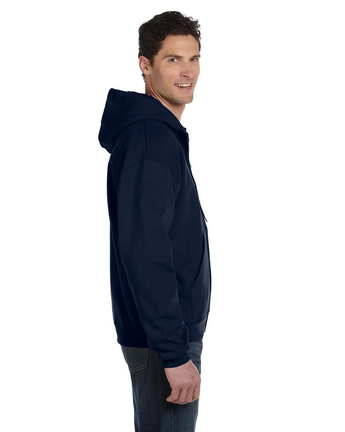 Adult Powerblend® Full-Zip Hooded Sweatshirt 15 of 47