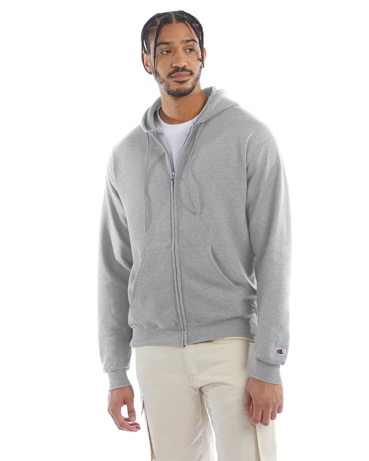 Adult Powerblend® Full-Zip Hooded Sweatshirt 4 of 47
