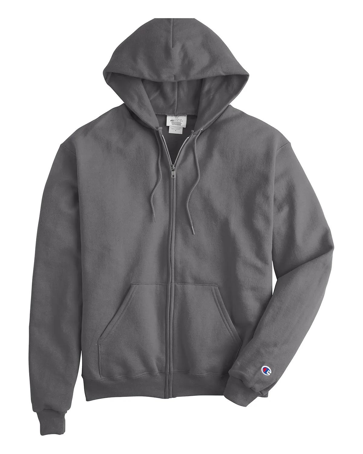 Adult Powerblend® Full-Zip Hooded Sweatshirt 11 of 47
