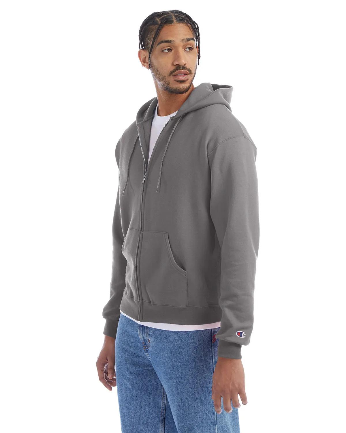 Adult Powerblend® Full-Zip Hooded Sweatshirt 8 of 47