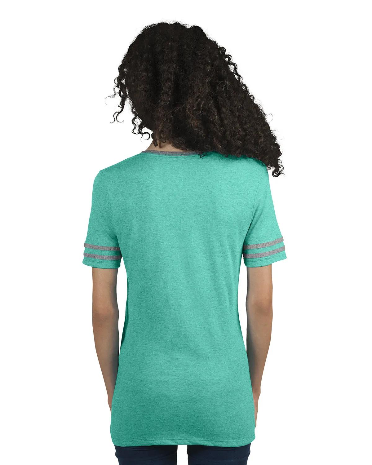Ladies' TRI-BLEND Varsity V-Neck T-Shirt 9 of 17